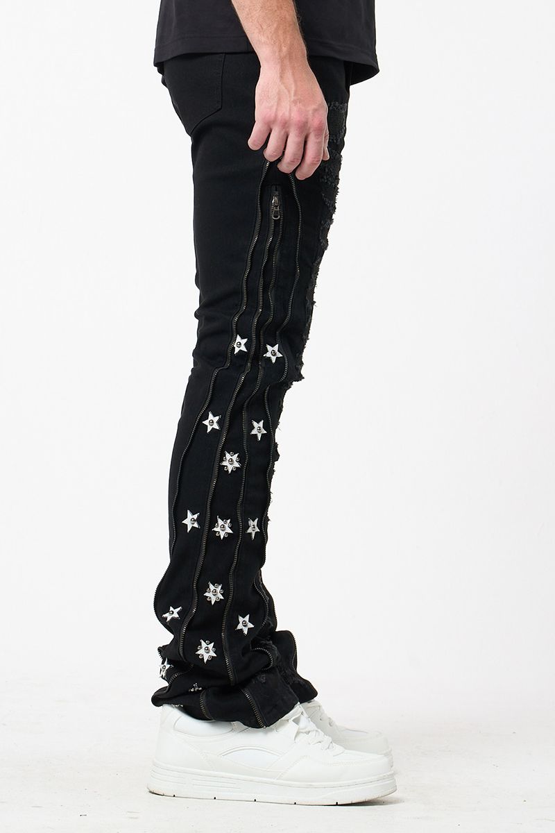 Stacked Denim (M8452D-BK)