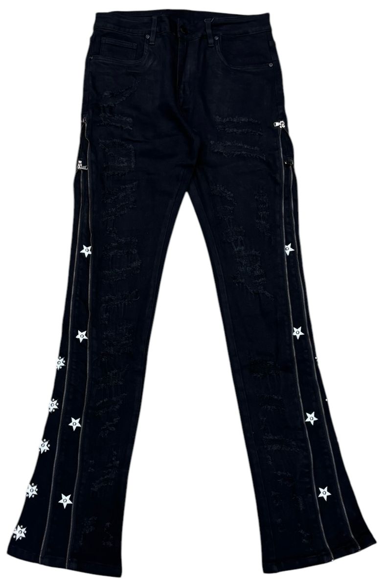 Stacked Denim (M8452D-BK)