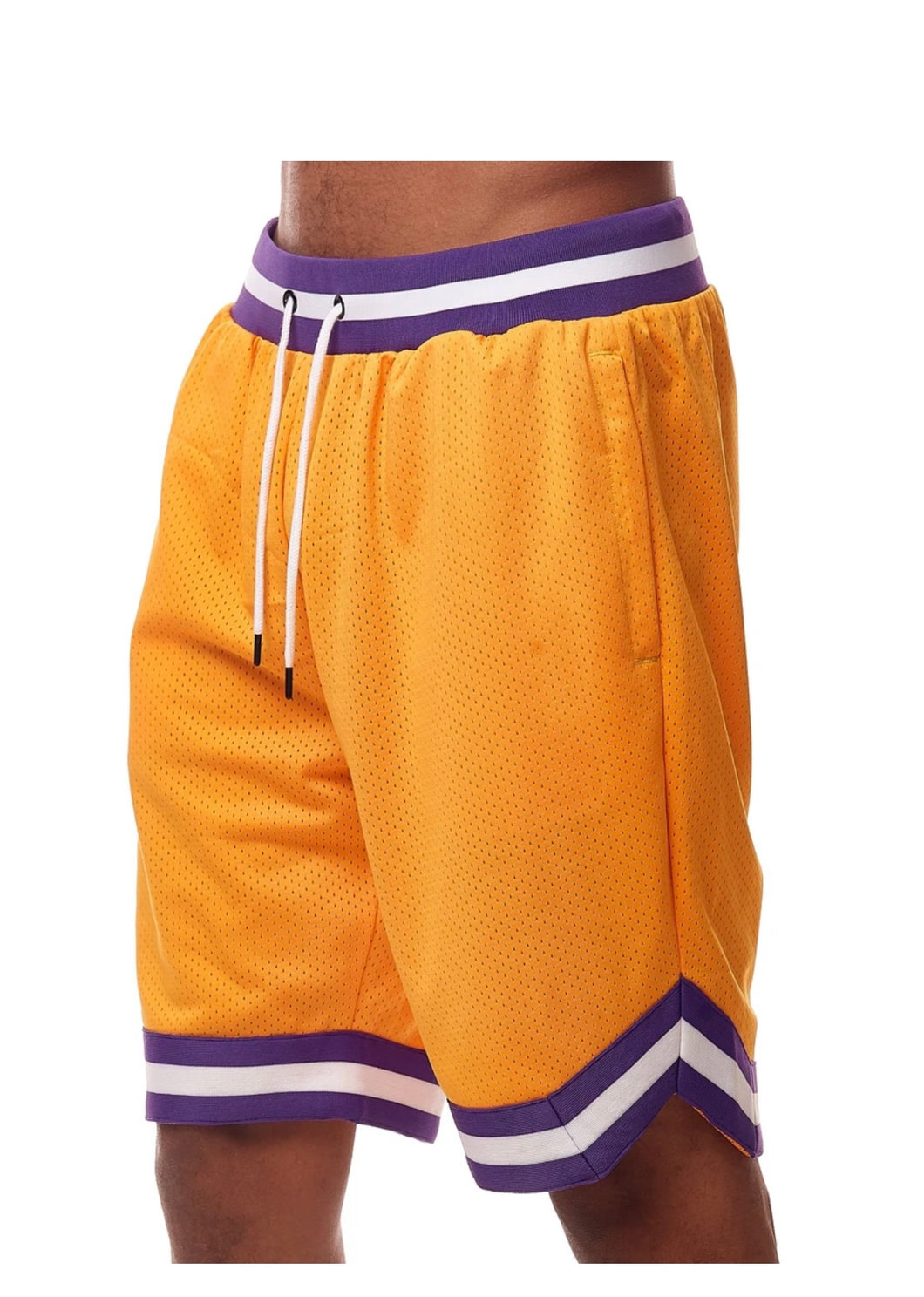 Basic Mesh Shorts Gold