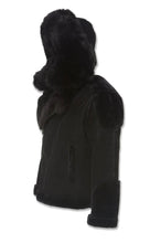 Load image into Gallery viewer, EL JEFE SHEARLING MOTO JACKET (BLACK)