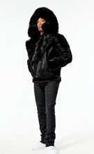 Load image into Gallery viewer, EL JEFE SHEARLING MOTO JACKET (BLACK)