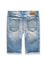 Load image into Gallery viewer, ABYSS DENIM SHORTS (MEDIUM BLUE