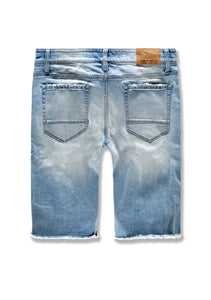 ABYSS DENIM SHORTS (MEDIUM BLUE