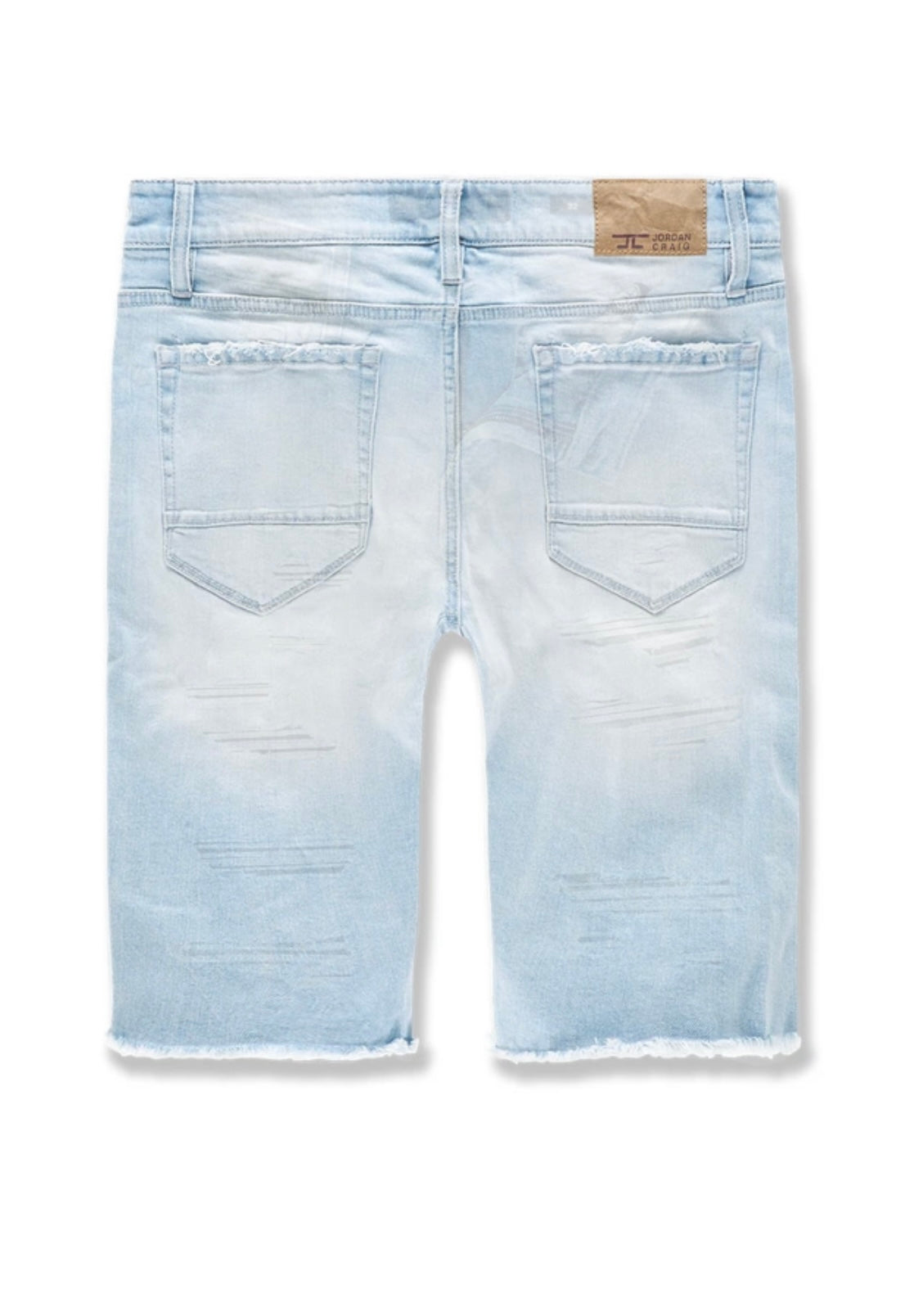 ABYSS DENIM SHORTS (ICE BLUE)