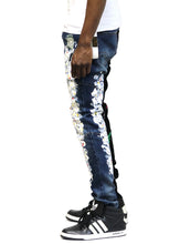 Load image into Gallery viewer, Dijon Limited Premium Washed Half and Half Skinny Denim Pants.
