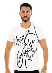 T-SHIRT GV SIGNATURE white