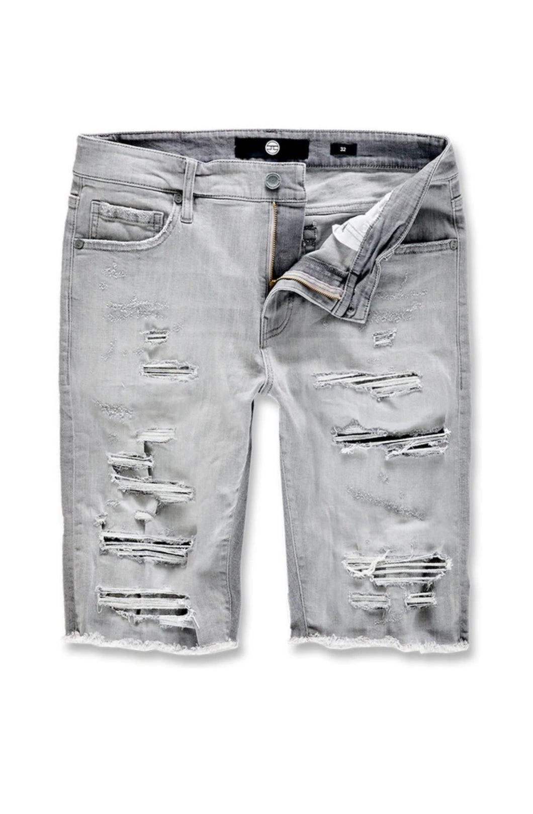 ABYSS DENIM SHORTS (CEMENT WASH)