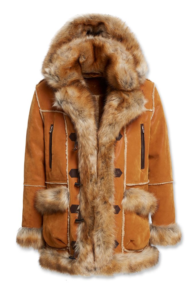 ASPEN SHEARLING JACKET (COGNAC)