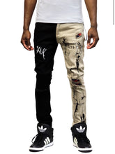 Load image into Gallery viewer, Reed Premium Washed Skinny Half and Half Twill Pants