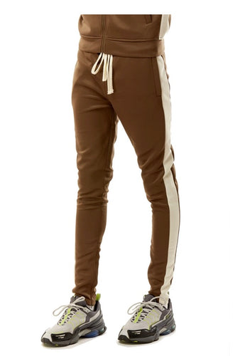 Olive Cream Track Pants
