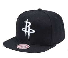 Load image into Gallery viewer, Mitchell &amp; Ness Wool B/W Snapback Houston Rockets