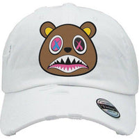 Crazy Baws White Dad Hat
