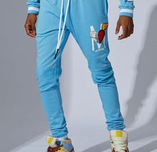 Load image into Gallery viewer, FLC&amp;P132 MOTIVATION SEA BLUE CREWNECK SET