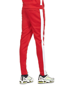 Track pants Red/white REBEL MINDS