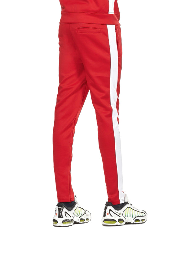 Track pants Red/white REBEL MINDS