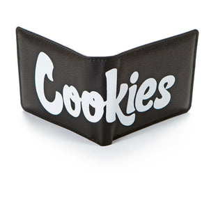 COOKIES TEXTURED FAUX LEATHER BILLFOLD WALLET