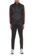 Load image into Gallery viewer, Tracksuit Black/Red REBEL MINDS
