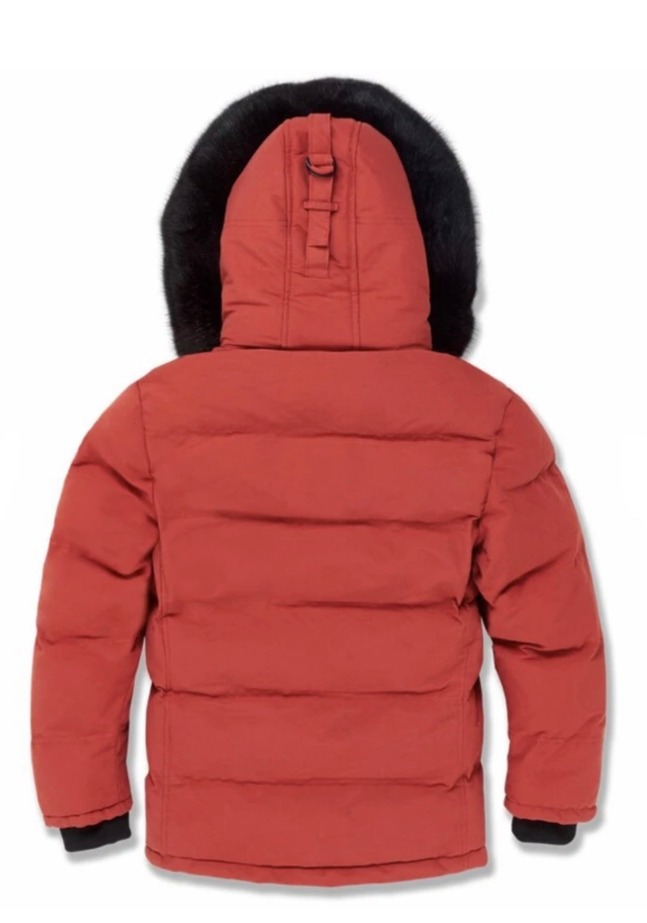 KIDS& BOYS JORDAN CRAIG BISMARCK FUR LINED PARKA JACKET RED