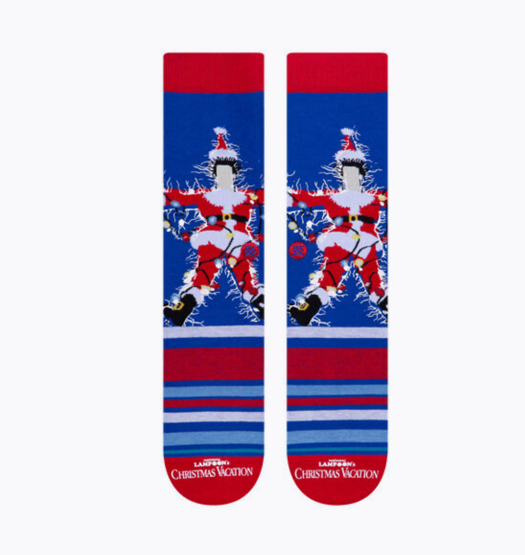 CHRISTMAS VACATION CREW SOCKS stance