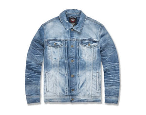 HAMILTON DENIM TRUCKER JACKET-AGED WASH