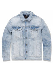 Load image into Gallery viewer, JORDAN CRAIG HAMILTON DENIM TRUCKER JACKET (LIGHTNING BLUE)