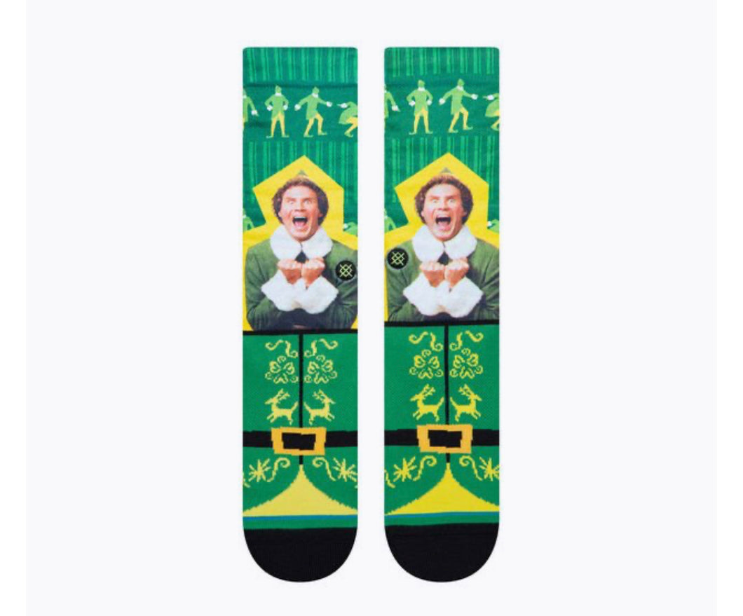 ELF I KNOW HIM CREW SOCKS STANCE