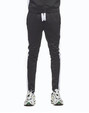 Load image into Gallery viewer, Track pants Black/White REBEL MINDS