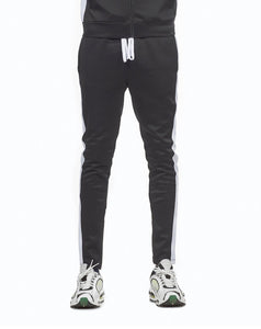 Track pants Black/White REBEL MINDS
