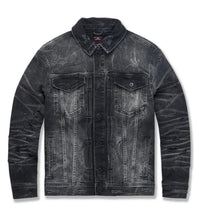 Load image into Gallery viewer, HAMILTON DENIM TRUCKER JACKET (INDUSTRIAL BLACK)
