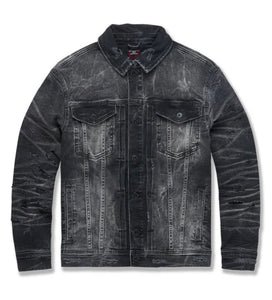 HAMILTON DENIM TRUCKER JACKET (INDUSTRIAL BLACK)