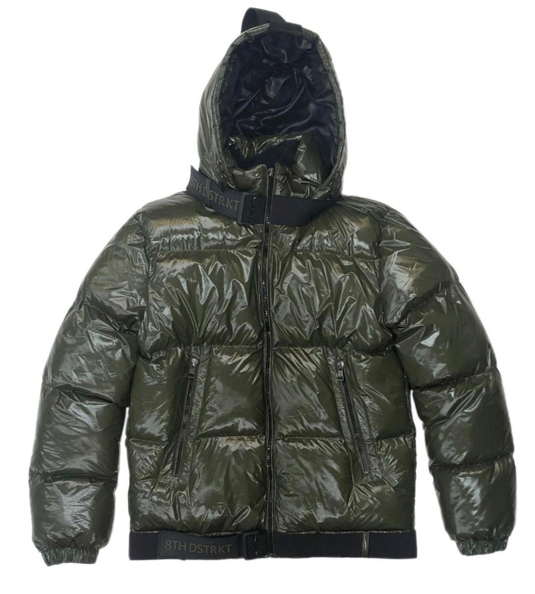 8TH DSTRKT BUBBLE JACKET OLIVE