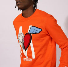 Load image into Gallery viewer, FLC&amp;P132 MOTIVATION ORANGE CREWNECK SET
