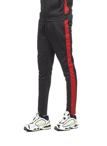 Track pants Black/Red REEBL MINDS