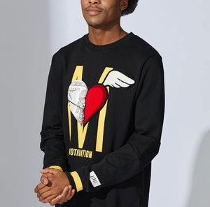 FLC&P 132 MOTIVATION BLACK CREWNECK SET
