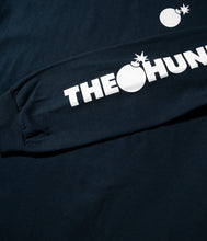 Load image into Gallery viewer, The hundreds Solid Bomb Crest LS T-Shirt navy blue